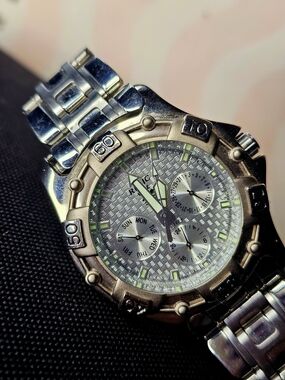Vintage Relic Wet Quartz Men's Divers Watch (NEEDS BATTERY)